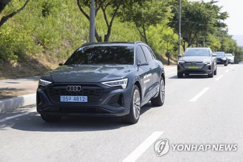 더 뉴 아우디 Q8 e트론 [연합뉴스]